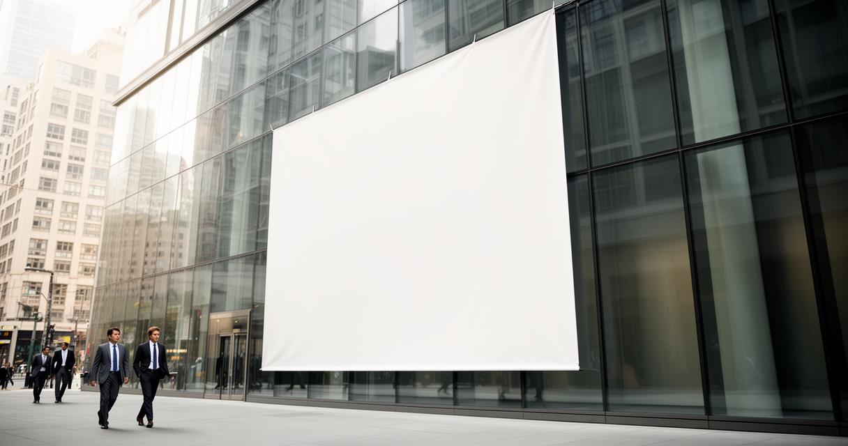 Les différents modèles de bâches publicitaires : comment choisir pour une communication temporaire efficace